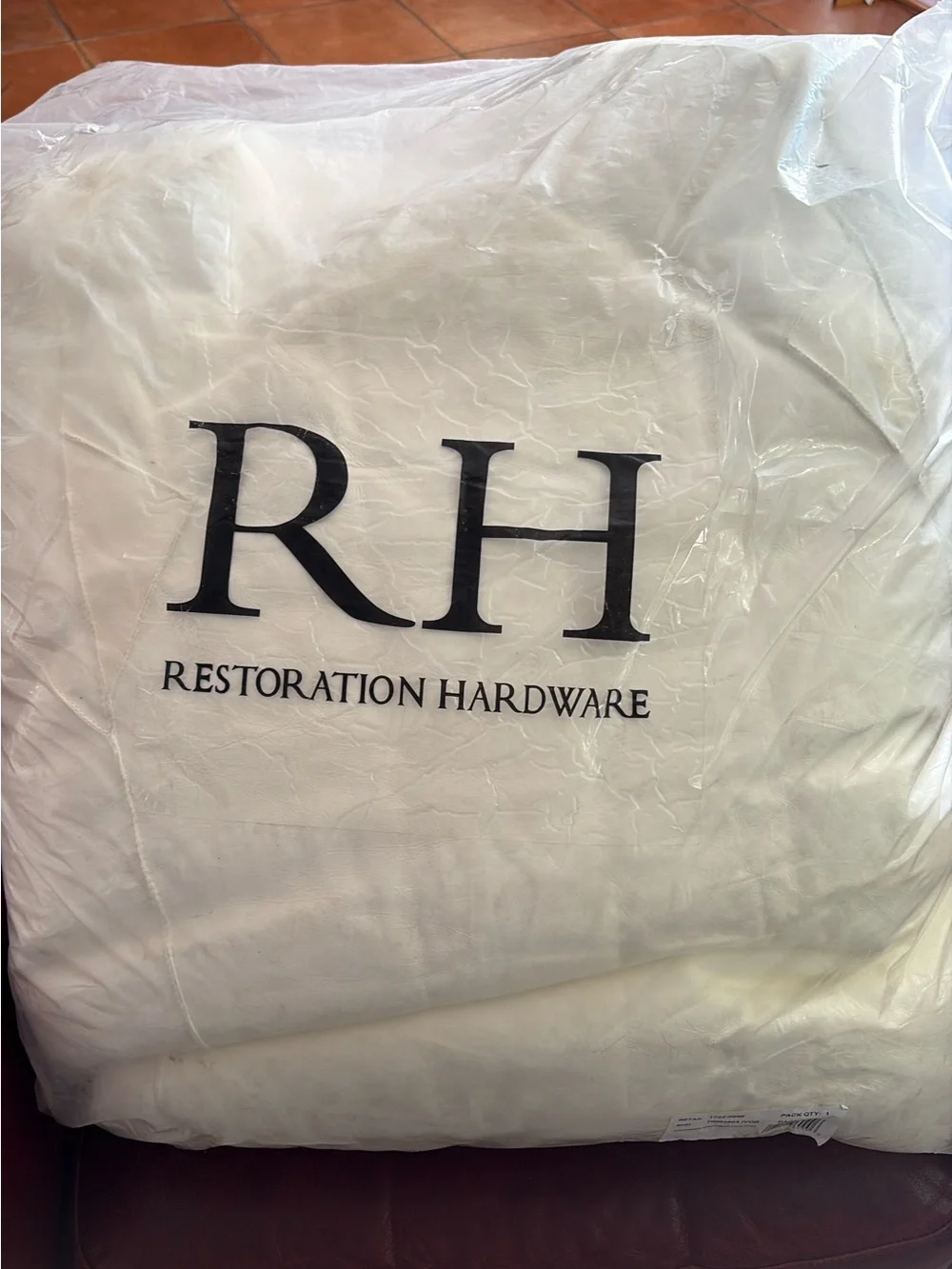 Restoration Hardware Natural Sheepskin Oversized Rug